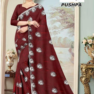 Fancy Matching Saree with Blouse Piece for Premium Ethnic and Traditional Wear | MKM-PUSHPA