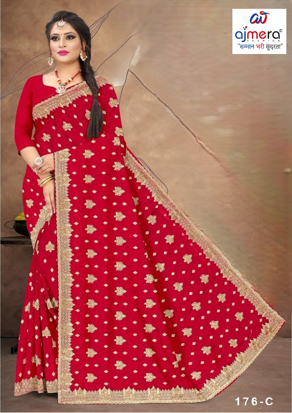 Dyed Saree with Blouse Piece for Premium Ethnic and Traditional Wear | VKM-CIVIC