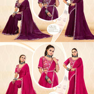 Fancy Saree with Blouse Piece for Premium Ethnic and Traditional Wear | KPS-DIVISHA