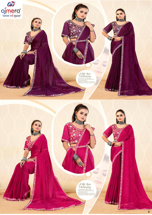 Fancy Saree with Blouse Piece for Premium Ethnic and Traditional Wear | KPS-DIVISHA
