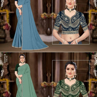 Designer Matching Saree with Blouse Piece for Premium Ethnic and Traditional Wear | PUN-NOOPUR-122