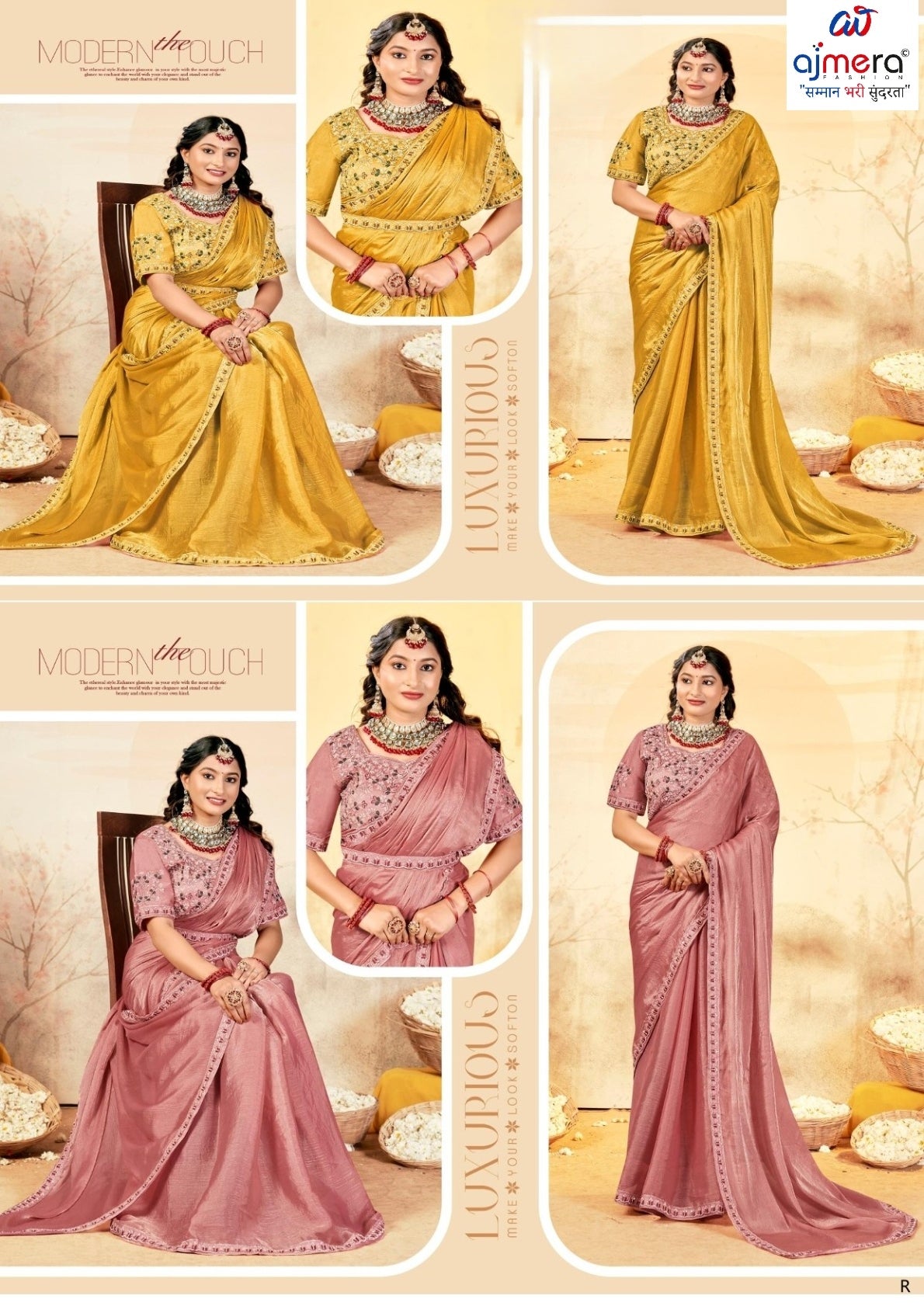 Embroidered Fancy Saree with Blouse Piece for Premium Ethnic and Traditional Wear | KPS-MOGAMBO