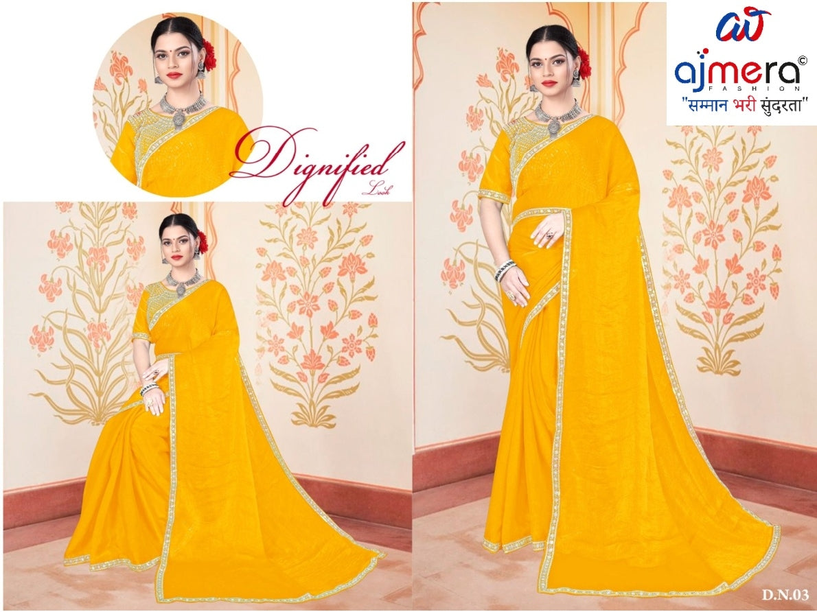 Matching Saree with Blouse Piece for Premium Ethnic and Traditional Wear | KPS-DAKSHA