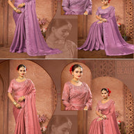Printed Matching Saree with Blouse Piece for Premium Ethnic and Traditional Wear | PRM-SHIMLA HILLS