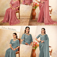 Dyed Saree with Blouse Piece for Premium Ethnic and Traditional Wear | KPS-DEEPU