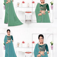 Fancy Matching Saree with Blouse Piece for Premium Ethnic and Traditional Wear | PUN-BELA-344