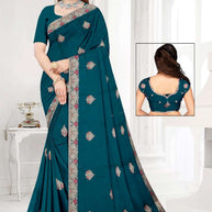 Dyed Saree with Blouse Piece for Premium Ethnic and Traditional Wear | RT-CHANDERI
