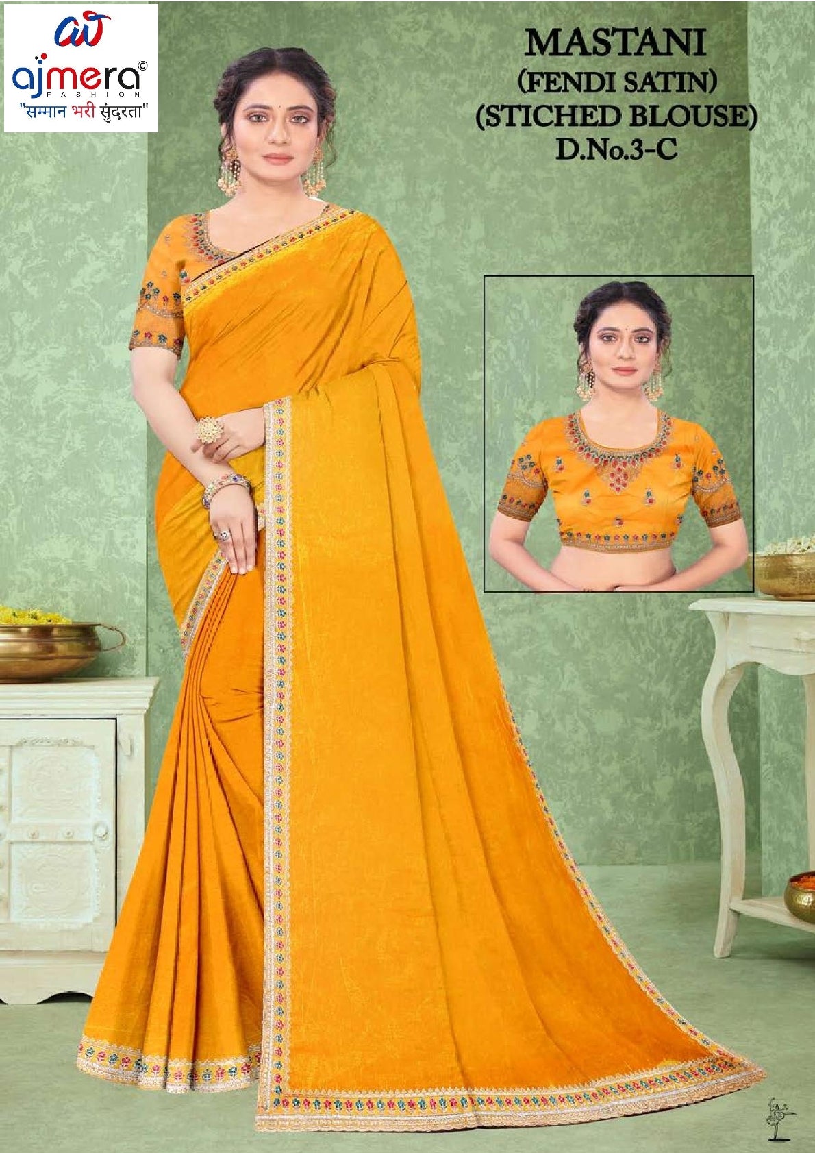 Festival Saree with Blouse Piece for Premium Ethnic and Traditional Wear | RT-MASTANI-3