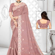 Fancy Matching Saree with Blouse Piece for Premium Ethnic and Traditional Wear | RT-RUKSANA