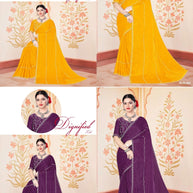 Fancy Matching Saree with Blouse Piece for Premium Ethnic and Traditional Wear | KPS-KINGDOM VOL-1