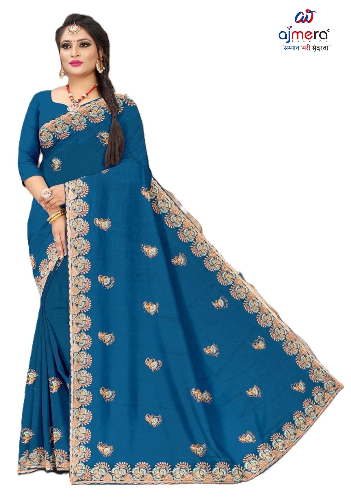 Festival Saree with Blouse Piece for Premium Ethnic and Traditional Wear | VKM-PRIYANKA