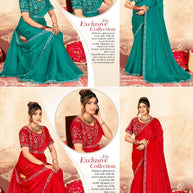 Festival Saree with Blouse Piece for Premium Ethnic and Traditional Wear | KPS-GOOD DAY