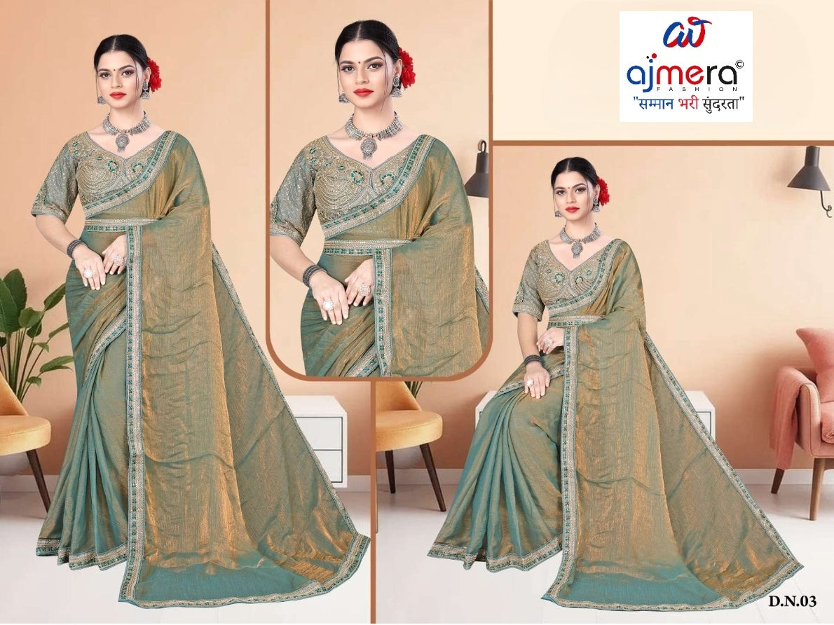 Festival Saree with Blouse Piece for Premium Ethnic and Traditional Wear | KPS-BEN 10
