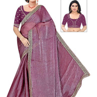 Designer Matching Saree with Blouse Piece for Premium Ethnic and Traditional Wear | SMM-8578