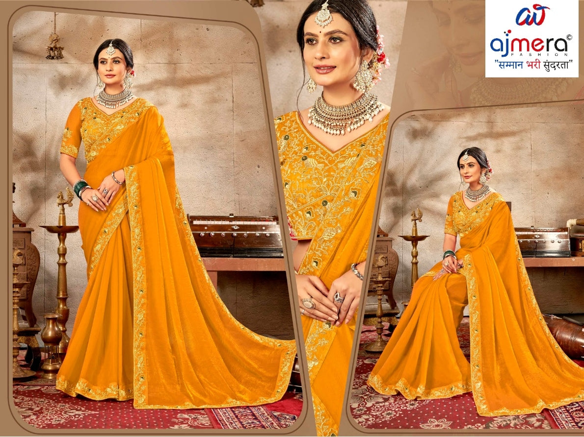 KPS-AMRUDLadies Matching Saree with Blouse Piece for Premium Ethnic and Traditional Wear | KPS-AMRUD