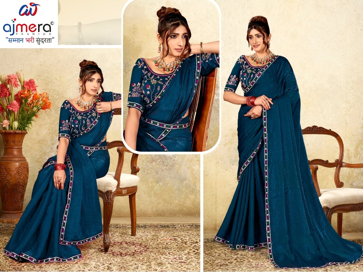 Designer Matching Saree with Blouse Piece for Premium Ethnic and Traditional Wear | KPS-AARYA