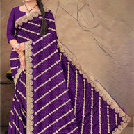 Designer Matching Saree with Blouse Piece for Premium Ethnic and Traditional Wear | VKM-IDEAL