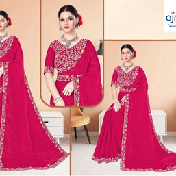 Wholesale Fancy Saree with Blouse Piece for Premium Ethnic and Traditional Wear | KPS-PRATAP