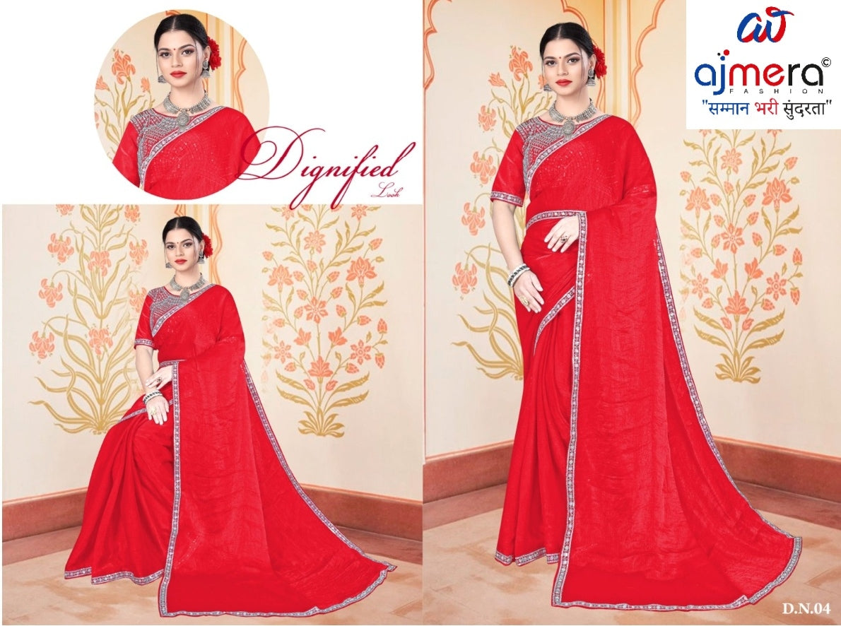 Matching Saree with Blouse Piece for Premium Ethnic and Traditional Wear | KPS-DAKSHA