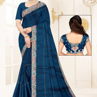 Dyed Fancy Matching Saree with Without Blouse for Premium Ethnic and Traditional Wear | RT-ROOP SANGAM