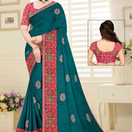 Fancy Saree with Blouse Piece for Premium Ethnic and Traditional Wear | RT-GUJARAT SILK