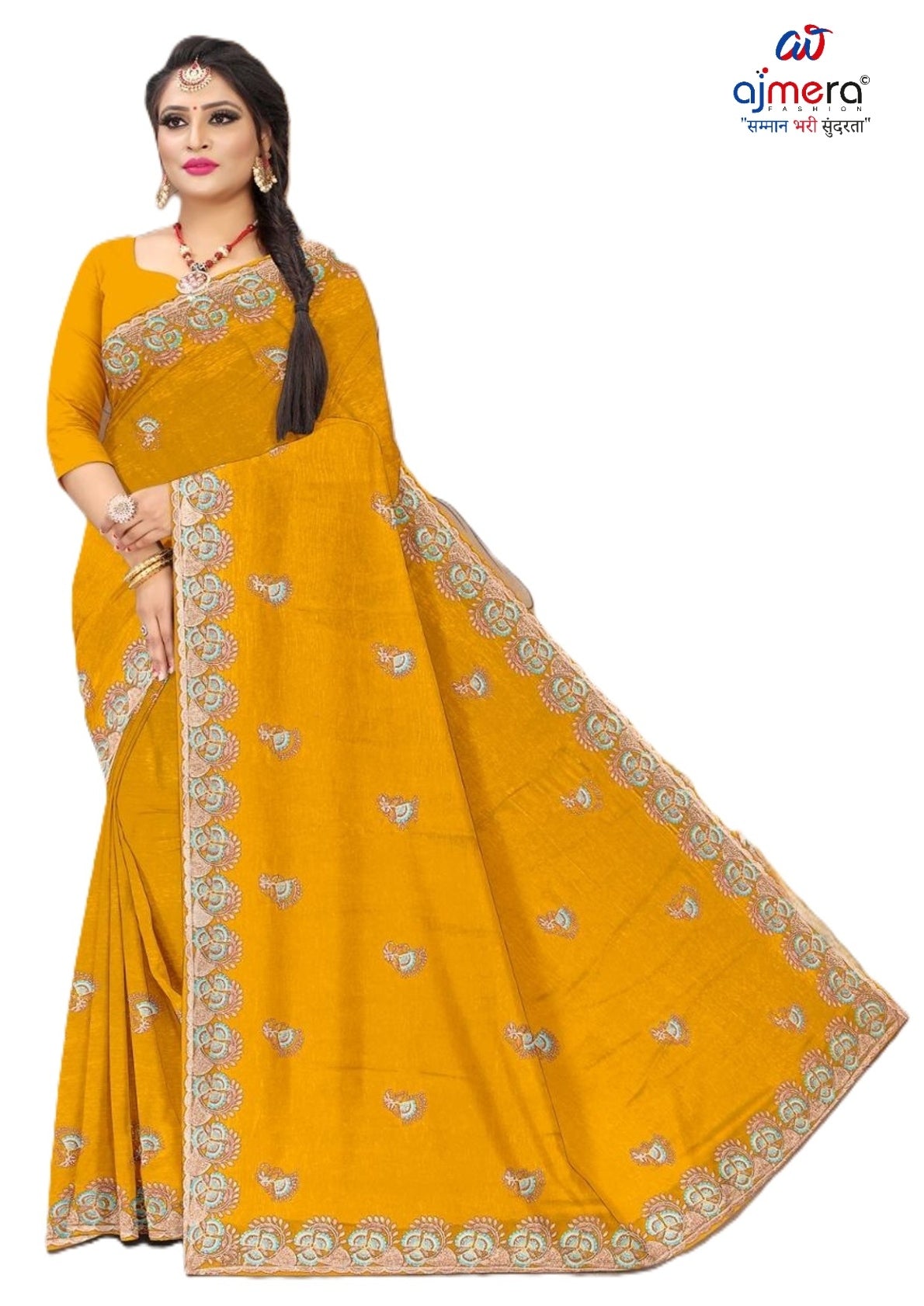 Festival Saree with Blouse Piece for Premium Ethnic and Traditional Wear | VKM-PRIYANKA