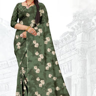 Trendy Printed Saree with Blouse Piece for Women’s Ethnic Wardrobe | GLC-PARVANA