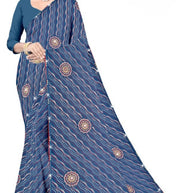 Fashionable Printed Saree with Blouse Piece for Festive Collection  | CAS-PANCHWATI