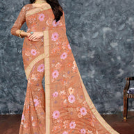 Trendy Printed Saree with Blouse Piece for Women’s Ethnic Wardrobe | SSR-YUKTI-A