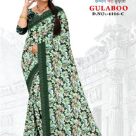 Exclusive Printed Saree with Blouse Piece for Elegant Ethnic Look  | GLC-GULABOO