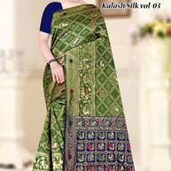 Comfort Rapier Silk Matching Saree With Blouse Piece | TUL-KALASH SILK VOL-03