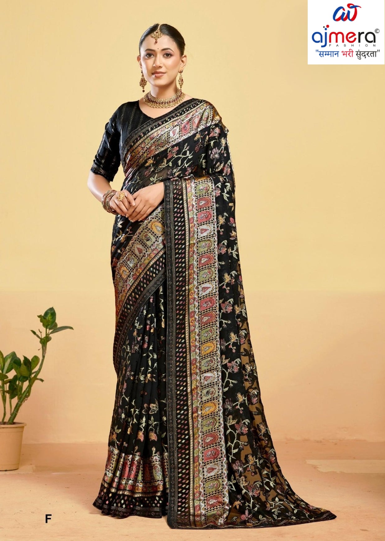 Elegant Printed Saree with Designer Blouse Piece for Festive Wear | RDD-AVISHA
