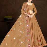 Designer Cotton Saree with Without Blouse for Premium Ethnic and Traditional Wear | PJA-CHANDRA KALA