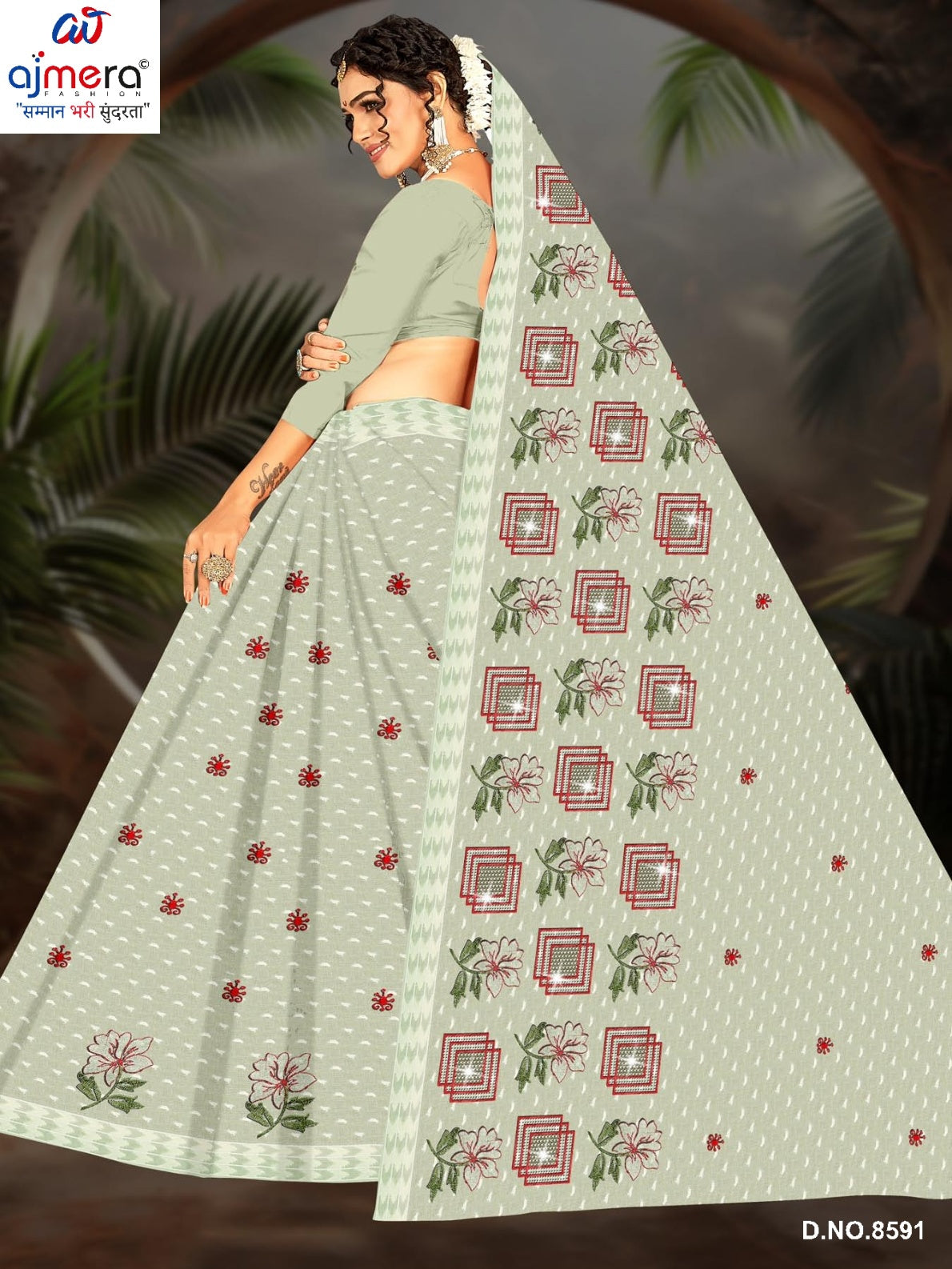 Wholesale Cotton Saree with Without Blouse for Premium Ethnic and Traditional Wear | PJA-SATSANG