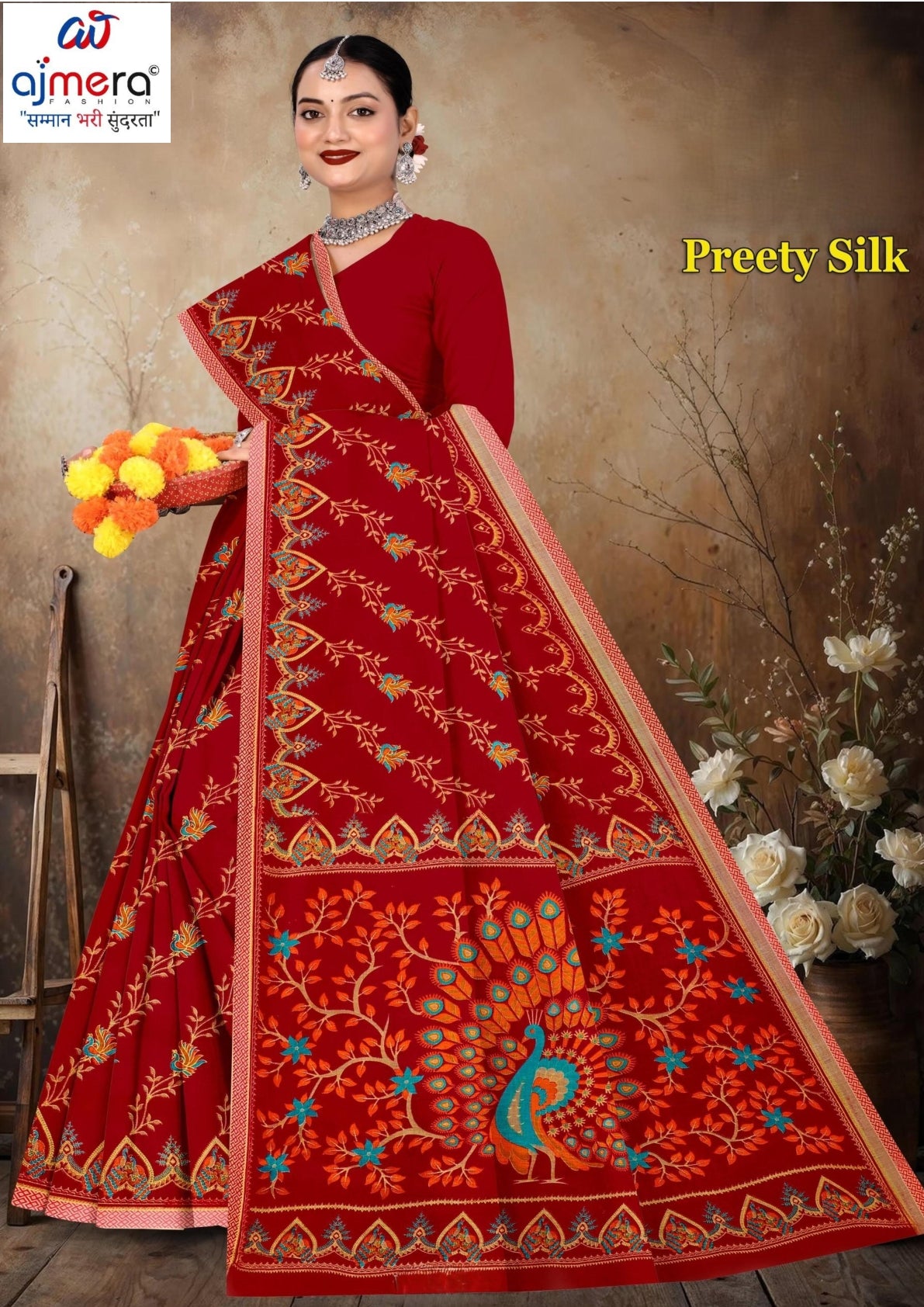 Pure Cotton Saree with Without Blouse for Premium Ethnic and Traditional Wear | TLS-PREETY SILK