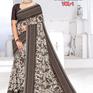 Beautiful Printed Saree with Blouse Piece for Cultural Celebrations | GPT-MEGHA-1
