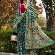 Exclusive Printed Saree with Blouse Piece for Elegant Ethnic Look | VDT-ZOYA BRASSO-32