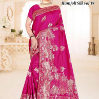Premium Jacquard Silk Saree With Blouse Piece | TUL-HUMJOLI SILK VOL-19