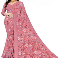 Heavy Reniyal Print Loose Saree without Blouse for Premium Ethnic and Traditional Wear | CAS-PREMIUM