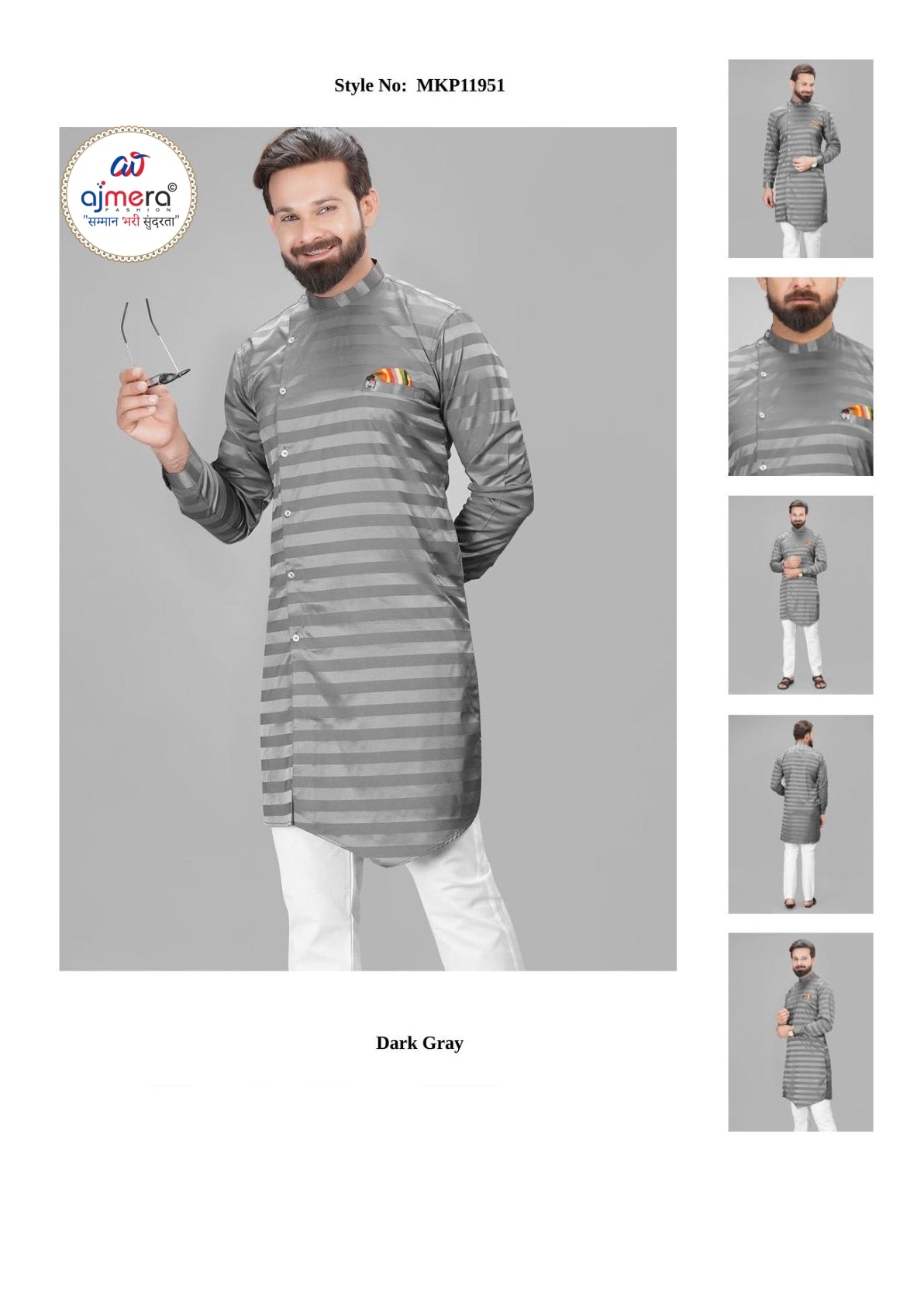 Premium Men's Kurta & Payjama for Wedding & Festive Wear | SNA-MKP11951