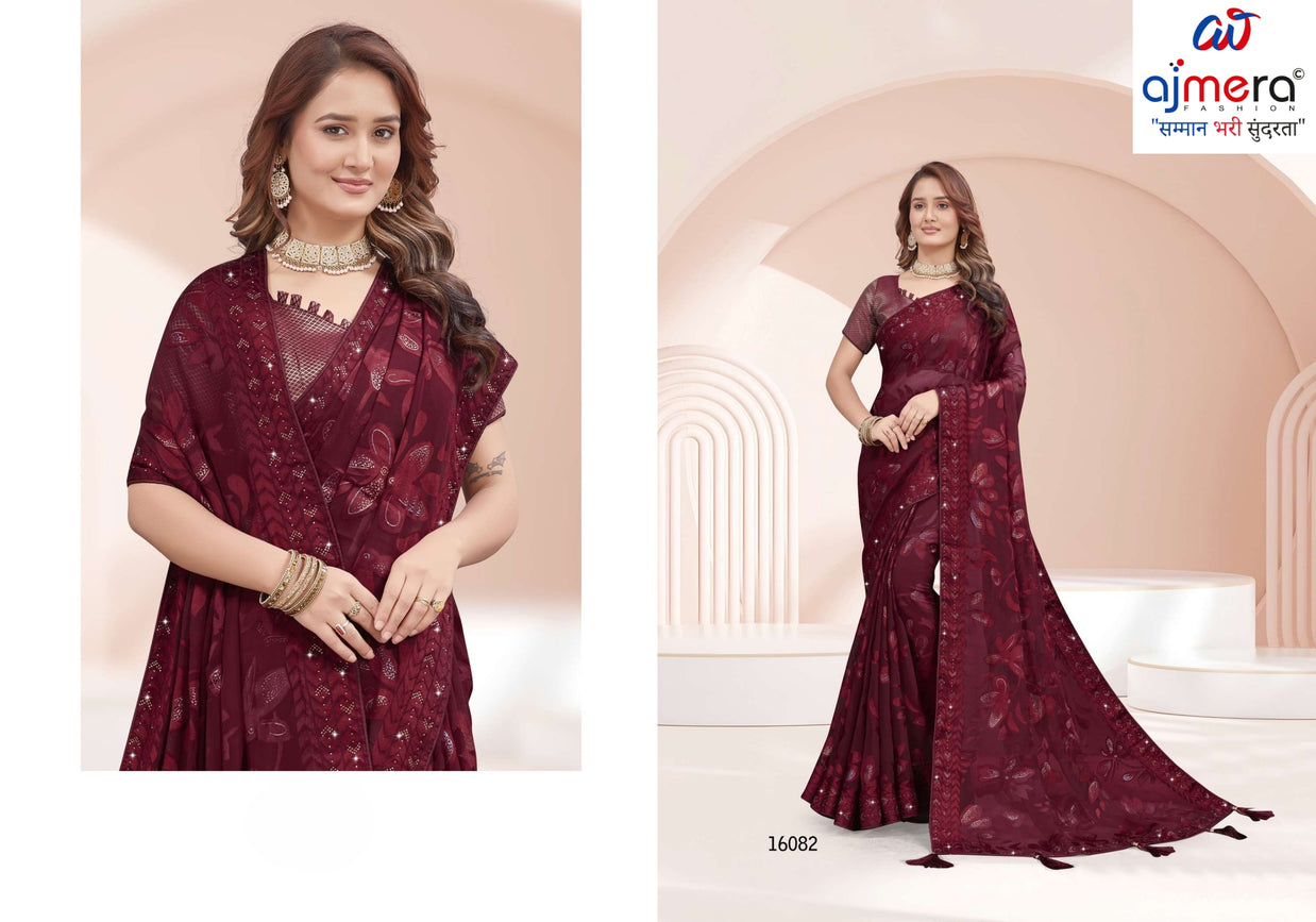 Exclusive Printed Saree with Blouse Piece for Elegant Ethnic Look  | RDD-YUKTI VOL-59