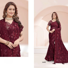 Exclusive Printed Saree with Blouse Piece for Elegant Ethnic Look  | RDD-YUKTI VOL-59