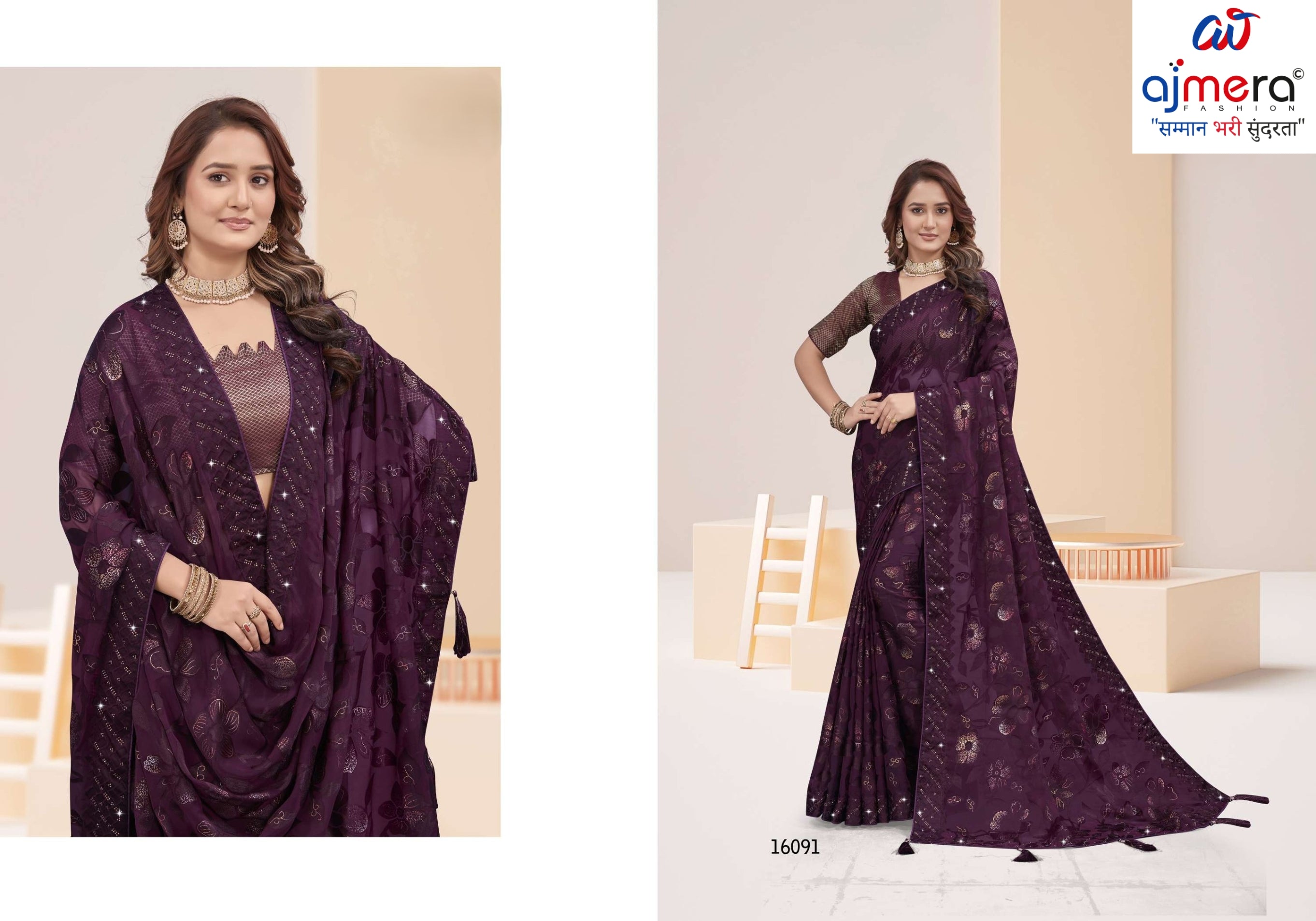 Contemporary Printed Saree with Blouse Piece for Premium Wear  | RDD-YUKTI VOL-60