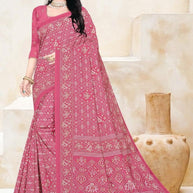 Classic Printed Saree with Blouse Piece for Timeless Traditional Style | PUS-DREAM GIRL-600