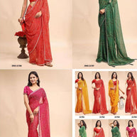 Premium Printed Saree without Blouse for Ethnic Elegance | JS-SAROJ