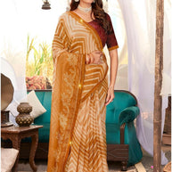Chic Printed Saree with Blouse Piece for Sophisticated Ethnic Style  | PRM-APARNA BHABHI