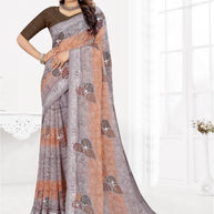 Classic Printed Saree with Blouse Piece for Timeless Traditional Style  | TTS-DHANUSHA