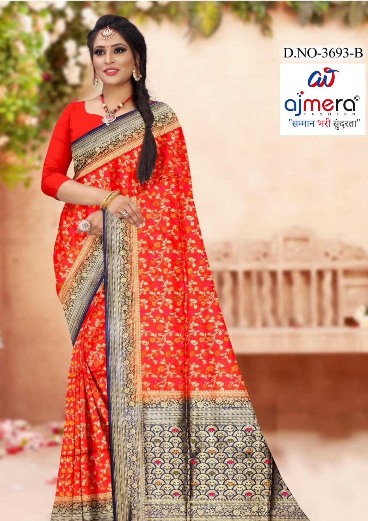Elegant Jacquard Silk Saree with Designer Blouse Piece for Festive Elegance | DOF-DOLA SHADED