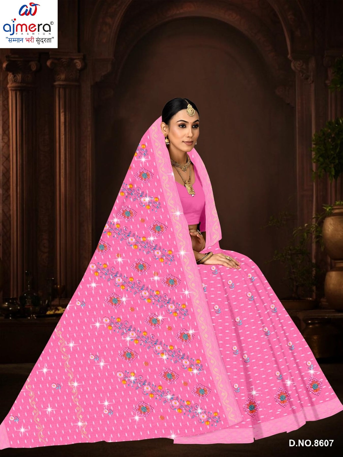 Suti Cotton Saree with Without Blouse for Premium Ethnic and Traditional Wear | PJA-MERI KIRAN