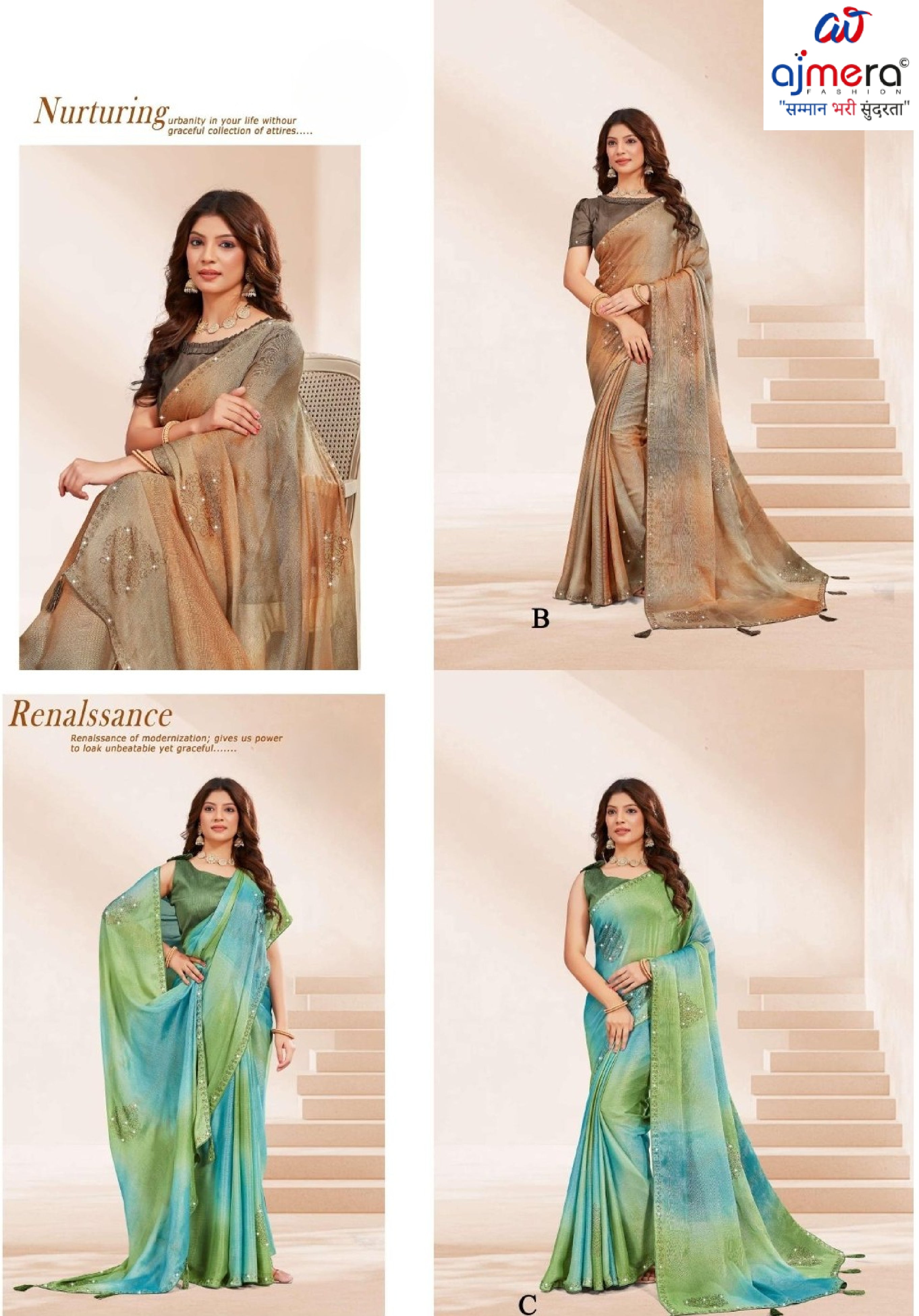 Graceful Printed Saree with Blouse Piece for Modern Ethnic Fashion | RDD-BHARGAVI